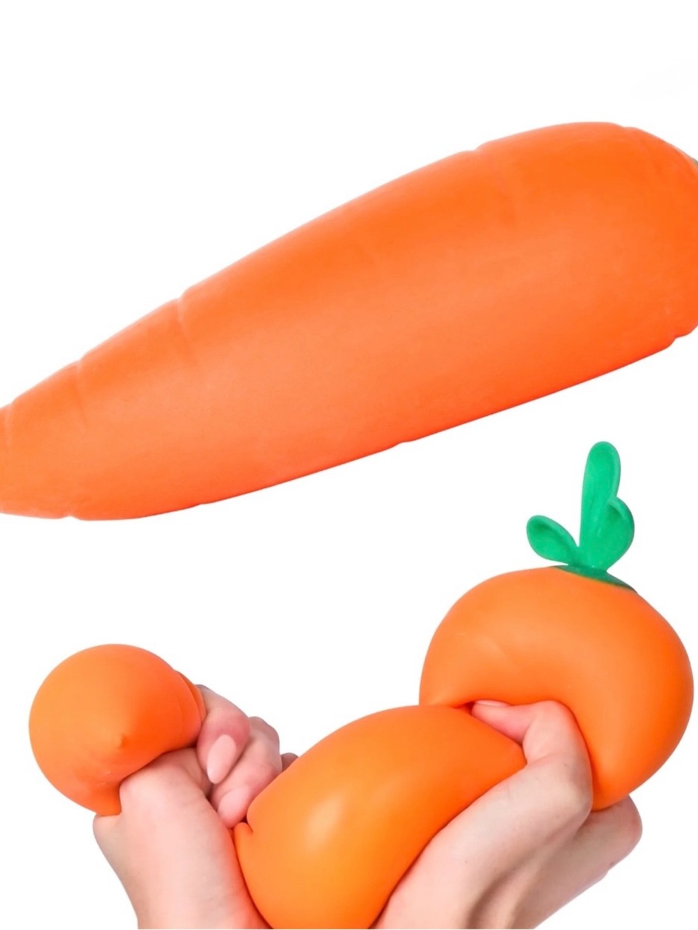JUMBO Squishy Carrot Sensory Squeeze Toy for Kids